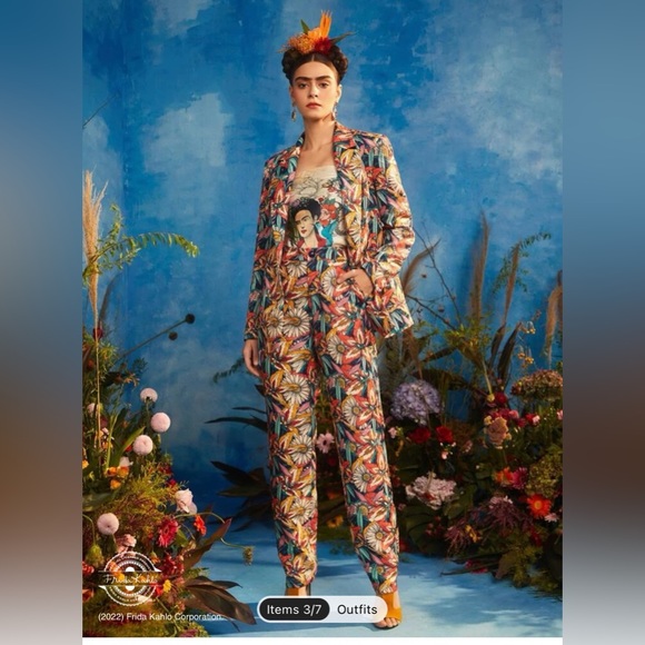 Frida Kahlo Pants Suit - Picture 1 of 1